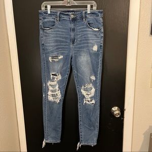 American Eagle ripped jeans